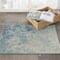 Homeroots 2 x 3 ft. Light Blue & Ivory Abstract Sky Scatter Area Rug 385296 - alternate 4